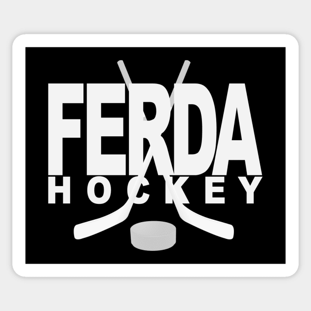 Ferda hockey with sticks grey Sticker by TTL